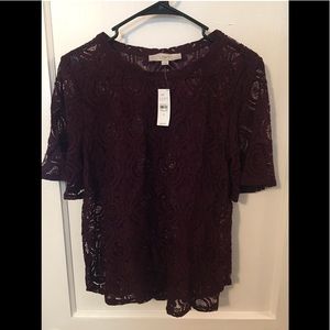 Loft Lace Top